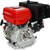 EBERTH 13CV 9,56kW Motore a Scoppio per Kart con Albero da 25,4mm Ø Filettatura Esterna, Protezione Livello Olio, Motore a Benzina 4 Tempi, 1 Cilindro, 389cc, Raffreddato ad Aria, Avviamento a Strappo