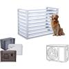 Pxkmouy L110*W60*H80 Copri Condizionatori Esterno Multifunzionale, Cover Clima Blade - Senza Couv Protegge da Sole, Vento, Riduce Rumore, per Balcone Copertura condizionatore Esterno