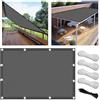 FlySoul Vela Ombreggiante 2.5x3m Impermeabile Tenda da Sole per Esterno Vele Ombreggianti Rettangolare Telo Parasole con Fune e Occhiellato Protezione UV Tenda a Vela per Giardino Balcone Terrazza