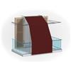 HOME ZEN HOUSEHOLD LINEN Tenda da balcone in poliestere per protezione dal sole e pioggia con ganci e borchie per il montaggio (BORDEAUX, 150X300 CM)