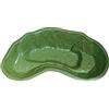 Giardini d'Acqua Laghetto da Giardino Termoformato in Plastica Verde - Modello Nemi Vasca Preformata per Laghetto Ornamentale - 185x100x36 cm - Capacità 270 L