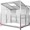 Deuba Base per Serra Zincata 190x122 cm Fondamenta Telaio in Acciaio Incluso Materiale di Montaggio