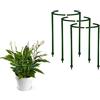 XNAUMAR Supporto per Piante da Giardino Gabbia Supporto per Supporto per Fiori Semicerchio Green House Frutteto Asta di Fissaggio Attrezzo per Bonsai da Giardinaggio-2 Pezzi,S 15cm