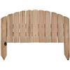 VERDELOOK Vampiro, Staccionata in Legno impregnato per Creare Una Recinzione a Onda, 54x27x47 cm