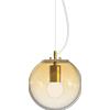 Ideal Lux MAPA CLEAR LAMPADARIO SOSPESO IN VETRO AMBRA SFUMATO D.20CM 1 LUCE ATTACCO E27