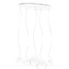 Ideal Lux MAPA CLEAR LAMPADARIO SOSPESO IN VETRO OPALE 5 LUCI ATTACCO E27