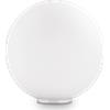 Ideal Lux MAPA LAMPADA DA TAVOLO SFERA BIANCA ACIDATA 1 LUCE ATTACCO G9 LAMPADINA INCLUSA H.11,5CM