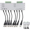 lvifloae Adattatore per ricetrasmettitore HD Adattatore per ricetrasmettitore HD Adattatore per ricetrasmetteri per coppia di cavi HD convertitore per coppia HD di trasmissione bilanciata