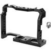 ZHFGJKSO Compatibile con la gabbia for fotocamera Sony A7III A7SIII A7RIV A7M3 con maniglia superiore, attacco a slitta fredda e coda di rondine da 38 mm(With screw wrench)