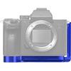 Akozon Impugnatura Verticale con Staffa per Fotocamera a Forma di Qr a Sgancio Rapido per A7M3 A7R3 A9 Rossa (BLUE)