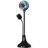 Hapivida Webcam HD 1080p, fotocamera stand-up desktop USB con tubo regolabile microfono a 360 ° MANUALE DI CAMERA COMPUTER Focus Linea largo angolare per conferenze in streaming live (blu)