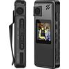 DIGNIFE Action Camera, Full 1080P Digital Mini Camera Camcorder Small Body Worn Police Cam Motion Detection Sport DV Car DVR for la casa Animali domestici Ufficio(With 64GB TF Card)
