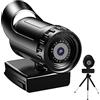 DIGNIFE Webcam, Webcam 4K 2K 1080P Full HD Web Camera con microfono USB Web Cam for PC Computer Trasmissione in diretta Video Mini fotocamera 4K,Telecamera Del Computer(2k)
