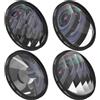 PtaTt Filtro for fotocamera Caleidoscopio Accessori for fotografia con effetti speciali Lente SLR Prisma (Color : 58mm Two Half, Size : Add 67 mm adapter)
