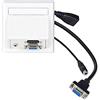 VivoLink - Wall Connection Box vga, 3,5 mm, hdmi, 221192 (vga, 3,5 mm, hdmi 3520)