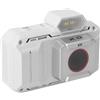Zunate Fotocamera Digitale 4K, 65MP 18X Compatta per Vlogging Fotocamera Punta e Scatta con Flash LED 2,88'' Schermo HD con Timer da 2/5/10 Secondi Portatile per la Fotografia di (WHITE)