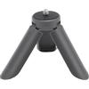 Plyisty Tripode Tascabile di Dimensioni di Palma Portatile per Tasca 3, X4 e X5, Filo da 1/4 di Pollice, Apertura Dell'angolo Largo, capacità di Carico di 2,5 Kg, Grigio