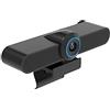 AUBEST Webcam, Webcam USB da 2,5 K con videocamera for conferenze con zoom digitale 4x 165 gradi FOV 3 preimpostazioni for PC, TV e riunioni di formazione