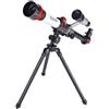 QAXRZCUCD Telescopio Astronomico Professionale For Lo Spazio Oculare Monoculare HD Ad Alto Ingrandimento Binocolo Potente For L'osservazione Delle Stelle Oculare Potente E Ingrandimento(Red)
