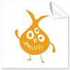 DIYthinker Yellow Alien creature occhiali panno di pulizia Gift Phone Screen Cleaner 5PCS