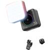 CAZSTYK Videocamera a LED Luce Fredda Scarpa Fredda Batteria Ricaricabile 2000mAh Dimmerabile 2500K-9000K Fotografia Portatile Fotografia Fotografia Cold Shoe Mount Camera