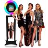 YuuuCooo Photo Booth per iPad 10,9 pollici 10,9 '' 11 '' 12,9 '' con 37 pollici LCD Selfie Machine, cabina fotografica portatile con luce LED RGB e custodia da volo per compleanni, lauree, eventi di nozze