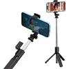Okaymobile Treppiede 3 in 1 per selfie stick adatto per Reno N3 X7 K12 A3F25 Reno11 12 13 F treppiede portatile in acciaio inox con telecomando wireless rimovibile e supporto