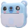 Goshyda Stampa Istantanea con Fotocamera per Bambini, Regali di Compleanno di Natale per Ragazze di 3 4 5 6 7 8 9 Anni, Fotocamera Digitale per Bambini 1080P, Giocattoli per Bambini Dai