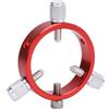 VBESTLIFE Anello per Telescopio Guida, Lunghezza 15 Mm Anelli per Telescopio Guida Regolabili con Vite M6 Diametro Interno 50 Mm, per Diametro del Tubo del Telescopio o Cercatori da 30 a