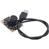 Garosa Modulo Fotocamera Sostitutivo, Obiettivo Ad Alta Definizione 2 Megapixel Modulo Fotocamera Grandangolare 105 Gradi Notte Compatibile con Microscopi WinXP, 7, USB