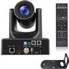 Meeasier Telecamera NDI, telecamera PTZ 20X Broadcast Live Streaming per chiesa, conferenze e produzione live, videoconferenza Live Streaming Camera NDI HX 4.6 (nero)