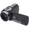 VBESTLIFE Videocamera Videocamera, Videocamera 4K Videocamera Digitale Smart Zoom da 64 MP 28X, Videoregistratore con Schermo con Rotazione a 270° da 3 Pollici Videocamera per da Viaggio