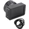 CHEOTIME Oculare elettronico, oculare digitale telescopico 4K HD con display a colori da 3 pollici, per microscopi con telescopi ottici da 22-46 mm, osservazione in tempo reale Zoo