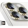 Zevytop Protezione per obiettivo della fotocamera per iPhone 14 Pro/iPhone 14 Pro Max, copertura individuale in vetro temperato con anello in lega di alluminio con vassoio di installazione, adatta per