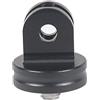 NovelGoal Adattatore di conversione base monopiede Adattatore per treppiede 1/4 M5 M6 Supporto per montaggio compatibile con GoPro 13 12 11 10 9 8 Accessori per fotocamera (tipo A, vite 1/4)