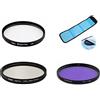 AFGRAPHIC FZ8 58mm 3 In 1 Camera Bundle Filtro UV Filtro CPL Filtro FLD Filtro Filtro Sacchetto Filtro Per Panasonic Lumix G X Vario 12-35mm f/2.8 II ASPH