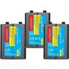 CQJFCYBRA EN-EL18D EN-EL18d ENEL18d Batteria + Caricabatterie Doppio LCD Intelligente Rapido, Compatibile Con Nikon, For Impugnature Z9 D4 D4S D5 D6 D800 D850 D500(3 Pcs Battery)