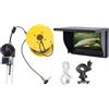 VBESTLIFE Camera da Pesca Subacquea, Ricerca di Pesce HD 1080p Portatile con Cavo da 49,2 Piedi, Luce di Riempimento, Schermo da 4,3 Pollici, per la Pesca in Barca del Lago Ice