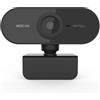 BJdfgE Webcam Full HD 1080P con microfono, webcam USB for PC, computer, Mac, laptop, desktop, mini telecamera
