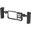 Aoresac Gabbia Video per Smartphone Stabilizzatore Leggero per Telefono con Supporti Scarpe Fredde 15 Pro, Impianto Telefonico Portatile con Doppia Maniglia Riprese in Movimento (#1)