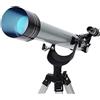 SweAtz Telescopio 45-675 volte Telescopio grigio argento HD Studente Mondo adulto Telescopio monoculare a doppio uso