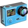 SIMPLETEK Action camera | 12MP, 4K 30fps, 170° Wide Angle Lens, LCD 2" + OLED 0,95" | WiFi, HDMI DVR | Impermeabile, con telecomando
