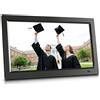 BoTongSiHai Grande Foto Cornice Digitale Grande HD - Schermo IPS, Album Fotografico Digitale Con Telecomando, USB/SD, Sensore Di Movimento, Riproduzione Video/Musica/Foto(Black,24in)