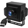 ELP 180 gradi obiettivo fisheye grandangolare USB fotocamera 1080p mini box webcam 1080p ad alta velocità UVC USB2.0 PC fotocamera CMOS OV2710 100fps 60fps 30fps video webcam per computer, laptop