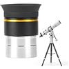 EIMSOAH Oculare Telescopico Plossl HD da 6 Mm con Rivestimento Completo da 1,25 Pollici, Struttura in Metallo, Alta Potenza, Adatto per L'osservazione di Paesaggi, Osservazioni Celesti,