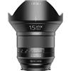 Irix - Obiettivo ultragrandangolare Blackstone 15 mm f2,4 (filettatura filtro 95 mm, pieno formato, scritte illuminate, anello messa a fuoco ottimizzato)