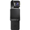 Zoegneer Videocamera portatile portatile con connettività WiFi, registrazione HD 1080P, luce bassa, obiettivo regolabile e montaggio a clip, cattura foto e video one-touch, Supp