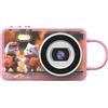 Tangxi Videocamera Digitale 4K, 48 MP, Zoom Digitale 18x, Autofocus, Videocamera per Vlog con Schermo da 2,8 Pollici, Portatile Anti-vibrazione per Viaggi, Feste, Lauree e (Rosea)