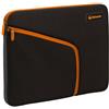 Atlantis Land Philo Sleeve 7 7 Custodia a tasca Nero, Arancione