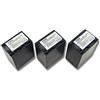vhbw 3x Batteria compatibile con Sony HDR-CX106E, HDR-CX11(E), HDR-CX505, HDR-CX505E videocamera camcorder (3300mAh, 7,4V, Li-Ion) con infochip